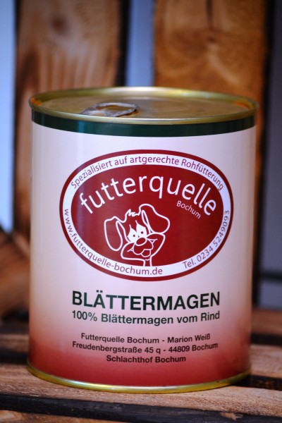 Blättermagen pur 750gr Dose