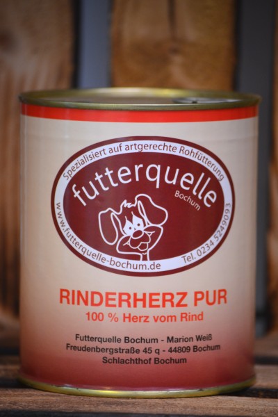 Rinderherz pur 750gr Dose